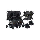 4Baby Drone İkiz Kabin Boy Bebek Arabası Pusetli - 1