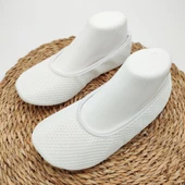 Beyaz Renk Hac Ve Umre Babeti Kaymaz Taban - 10