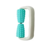 Tutma Kollu Selülit Masaj Rulosu 2 Topuzlu Roller Yeşil Renk - 1