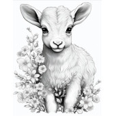 Sevimli Çiftlik Hayvanları Boyama Kitabı (3 Boyutlu) thumbnail 5