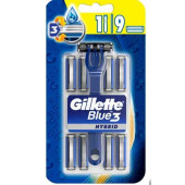 Gillette Blue3 Hybrid Tıraş Makinesi + 9 Yedek Tıraş Bıçağı - 1