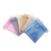 25 Adet 14x19cm Düz Organze Kese - 1