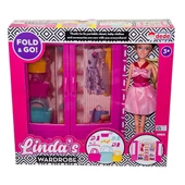 03828 Lindanın Bebekli Gardrobu - Fen Toys - 12
