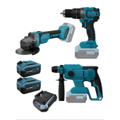 Catpower 4235 Akülü Vidalama Kırıcı Taşlama Kömürsüz 3'lü Set 2 Adet 20 V 4.0 Ah Akü - 1