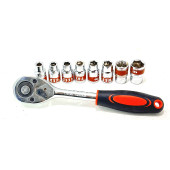 Freed 1/2 Cırcır Kollu Lokma Soket Takımı Seti 9 Parça - 5