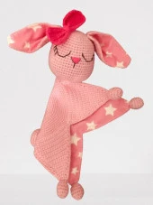Sevimli Tavşan Uyku Arkadaşım Amigurumi Organik Oyuncak - 1