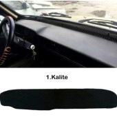 Torpido Halısı Oto Ön Cam Konsol Göğüs Örtüsü Renault Toros Uyumlu Siyah - 1