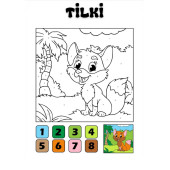 Çocuklar İçin Sayılarla Boyama Seti (Safari Hayvanlar) - 3