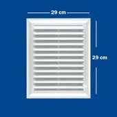 Güloğlu Panpen Plastik Menfez Panjur 29x29cm thumbnail 2