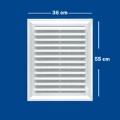 Güloğlu Panpen Plastik Menfez Panjur 36x55cm thumbnail 2