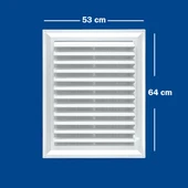 Güloğlu Panpen Plastik Menfez Panjur 53x64cm thumbnail 2