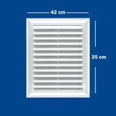 Güloğlu Panpen Plastik Menfez Panjur 42x35cm thumbnail 2