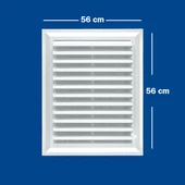 Güloğlu Panpen Plastik Menfez Panjur 56x56cm thumbnail 2