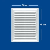 Güloğlu Panpen Plastik Menfez Panjur 36x36cm thumbnail 2