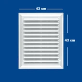 Güloğlu Panpen Plastik Menfez Panjur 43x43cm thumbnail 2