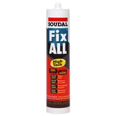 Soudal Fix All High Tack Hibrit Korniş/Kornej Yapıştırıcı Beyaz 290ml thumbnail 2