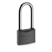 Asma Kilit Uzun Gri Döküm 38mm thumbnail 2