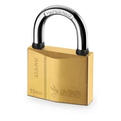 SGS Asma Kilit Sarı Kaplama 32mm thumbnail 2