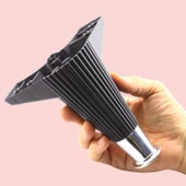 Wetra Line 6'lı Set Mobilya TV Ünitesi Çekyat Koltuk Kanepe Destek Ayağı 15 cm Siyah Krom M8 Civata - 6