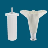 Wetra Line 6'lı Set Mobilya TV Ünitesi Çekyat Koltuk Kanepe Destek Ayağı 15 cm Beyaz Krom M8 Civata thumbnail 7