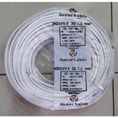 Öznur 3X1,5 Ttr Kablo 100Mt Beyaz Renk - 1