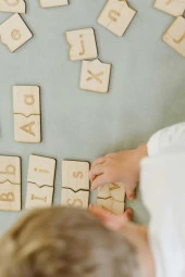 Montessori Ingilizce Türkçe Ahşap Alfabe Bulmacası Büyük Ve Küçük Harf Eşleştirme Oyunu - 2
