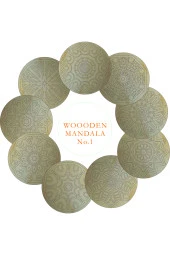 Ahşap Mandala Boyama Seti No.1 - 1