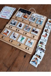 Arapça Montessori Büyük Boy Sorumluluk Alma Beceri Ve Görev Tablosu Günlük Rutinim thumbnail 2