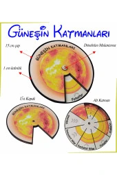 Ahşap Güneşin Katmanları Çarkı - 1