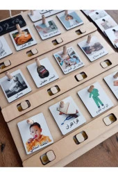 Arapça Montessori Büyük Boy Sorumluluk Alma Beceri Ve Görev Tablosu Günlük Rutinim thumbnail 3