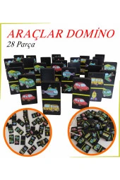 Ahşap Domino Araçlar 28 Parça - 2