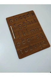 Okumaya Yazmaya Hazırlık Büyük Küçük Harf Çift Taraflı Tablet 30 Cm* 22 Cm - 1