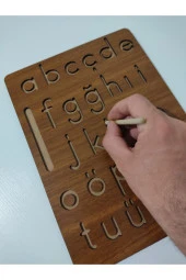 Okumaya Yazmaya Hazırlık Büyük Küçük Harf Çift Taraflı Tablet 30 Cm* 22 Cm - 2