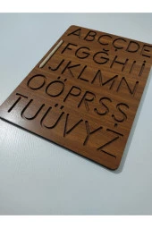 Okumaya Yazmaya Hazırlık Büyük Küçük Harf Çift Taraflı Tablet 30 Cm* 22 Cm - 3