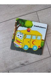 Mini 4 Parça Ambulans Puzzle 13 Cm - 1