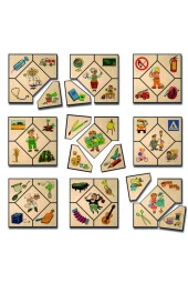Montessori Meslekler Ve Araç Gereçleri Puzzle - 2