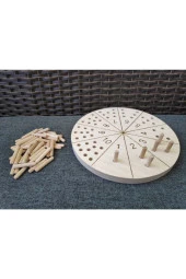 Montessori 25cm Daire Sayıları Ve Miktarlarını Öğreniyorum Oyunu - 3