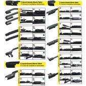 Nzb Araba Araç Otomobil Oto Ön Cam Arka Cam Silecek Muz Sileceği 510 mm 39687 - 5