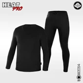 Termal İçlik Takım - HeatPro - Siyah - Pamuklu - Argeus - 2