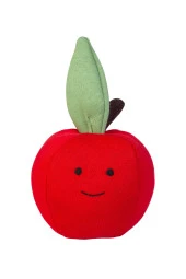 Marbee 100 Organik Bebek Oyuncakları - Gülümseyen Elma - 1