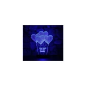 16 Renk - Anne Candır Cana Can Katandır 3D Led Lamba thumbnail 1