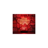 16 Renk - Anne Candır Cana Can Katandır 3D Led Lamba thumbnail 2