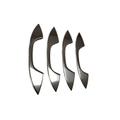 VW Caddy Krom Kapı Kolu 4 Kapı 2020+ Paslanmaz Çelik thumbnail 5