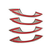 VW Caddy Krom Kapı Kolu 4 Kapı 2020+ Paslanmaz Çelik thumbnail 6