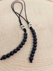 Shungite Taşı Elektromanyetik Frekans Koruyucu Minimal Telefon Aksesuarı İkili Set thumbnail 4