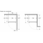 BOSCH KGP76AIC0N KOMBİ NO FROST BUZDOLABI - 10