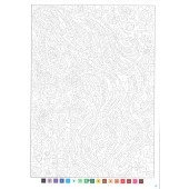 Profesyonel Sayılarla Boyama Kitabı (100 Boyama Sayfası) - 2