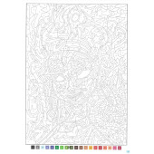 Profesyonel Sayılarla Boyama Kitabı (100 Boyama Sayfası) - 4