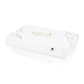 BASKILI SATEN ÇİFT KİŞİLİK NEVRESİM TAKIMI MELORY thumbnail 5