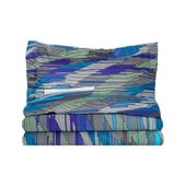 BASKILI SATEN ÇİFT KİŞİLİK NEVRESİM TAKIMI NERON thumbnail 5